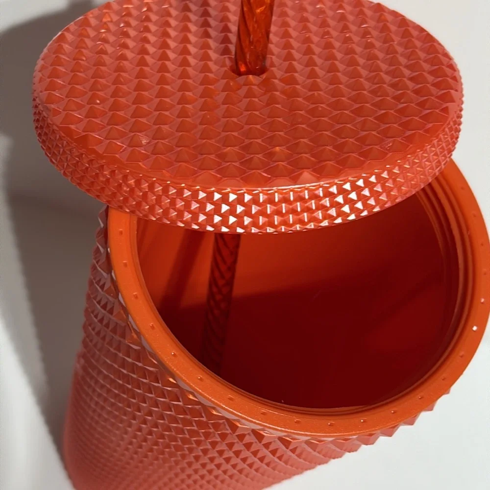 Starbucks 2021 Orange Studded Venti 24 oz. Cold Cup Tumbler